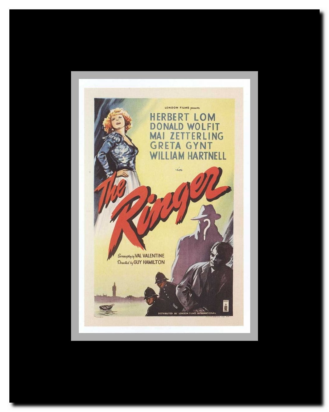 The Ringer Framed Movie Poster