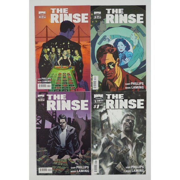 The Rinse #1-4 VF/NM complete series Gary Phillips ; Boom