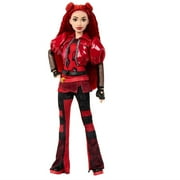 The Rise of Red 2024 Holiday Doll, Ngheia Red Long Hair Wearing Red Fashion Jacket Princess Descendants Dolls Descendants Toys Collectible Toys Gifts for Her Winter Clearance Descendants