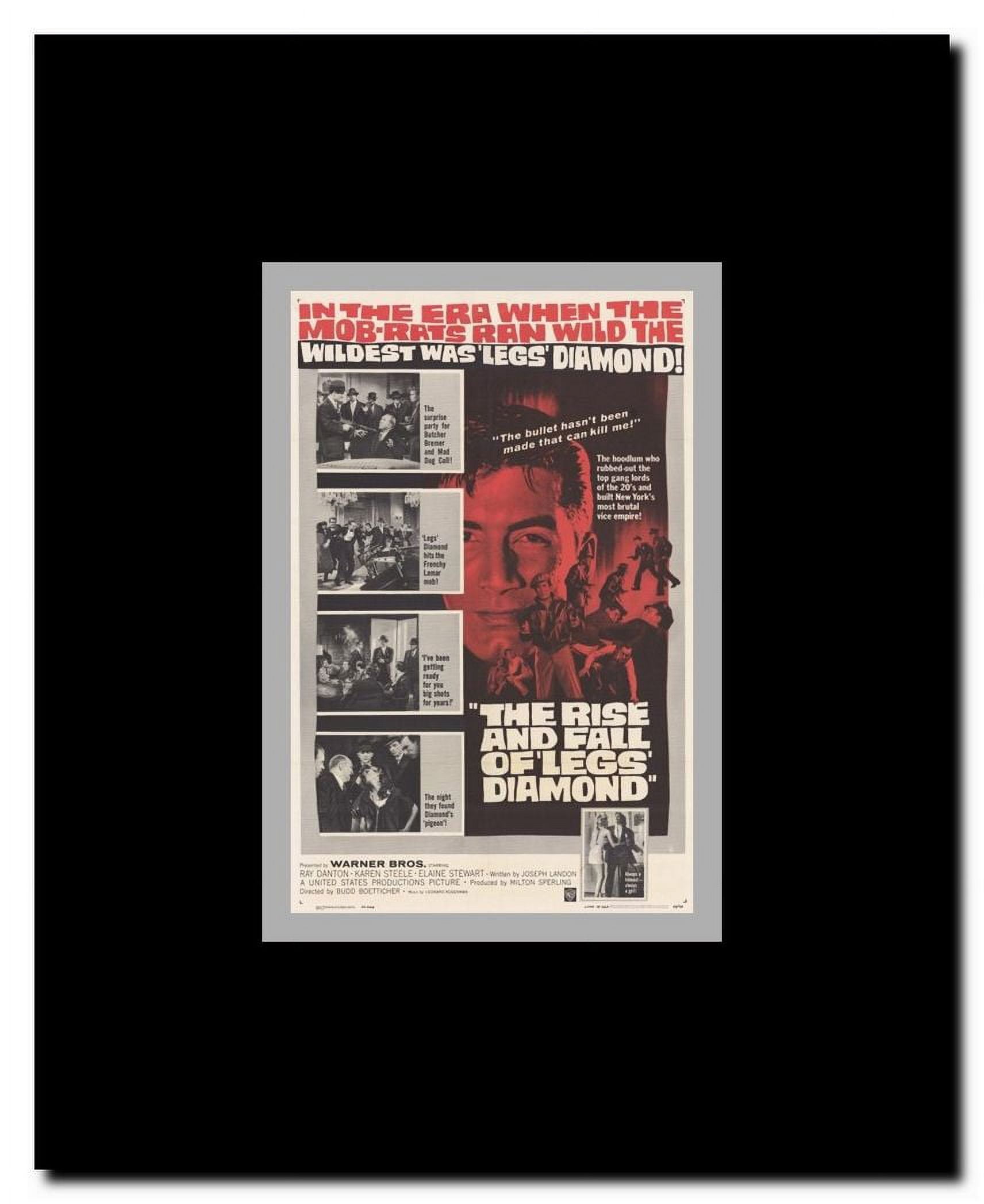 The Rise and Fall of Legs Diamond Framed Movie Poster