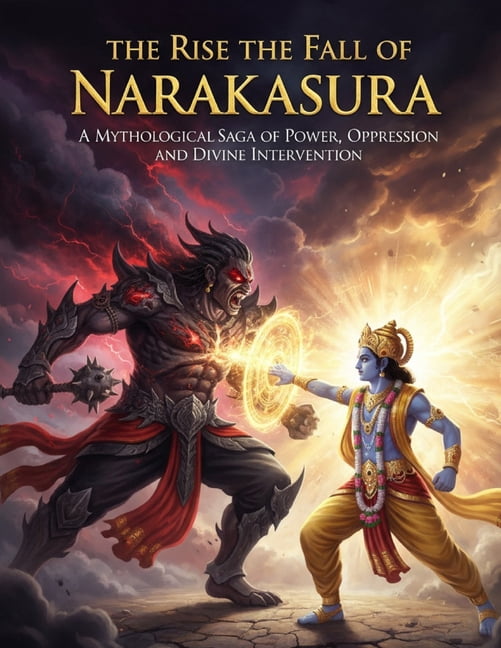 The Rise and Fall of Narakasura: A Mythological Saga of Power, Oppression, and Divine Intervention, (Paperback)