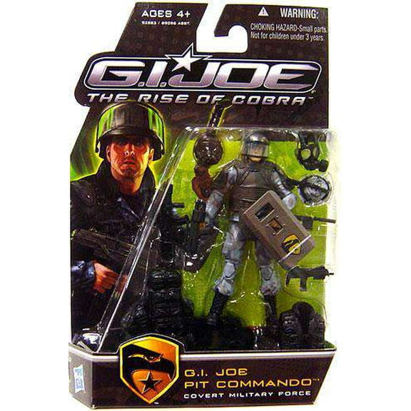 The Rise of Cobra GI Joe Pit Commando Action Figure (Holding Shield Variant)