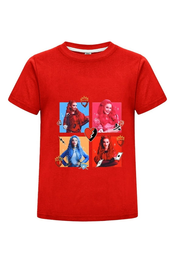 The Rise of Red Princess T-Shirt Shirt – Kids Tee for Boys Girls Casual Wear
