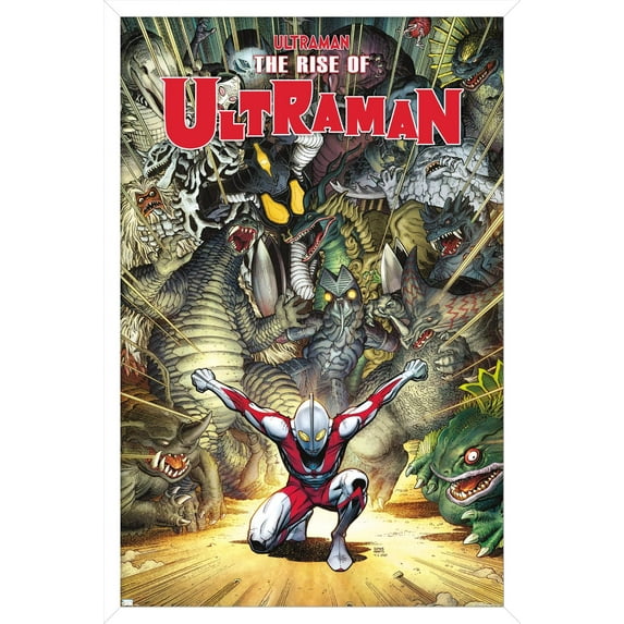 The Rise of Ultraman - Cover #2 Variant by Arthur Adams Wall Poster, 14.725" x 22.375" Framed