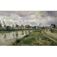 thumbnail image 1 of The Rivers Edge Poster Print by Camille Pissarro (24 x 36), 1 of 1