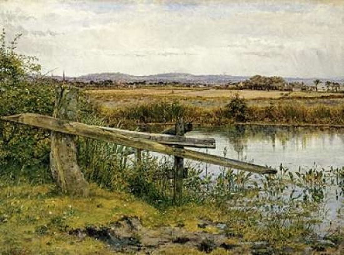 The Riverside Canvas Art - John Edward Newton (18 x 24)