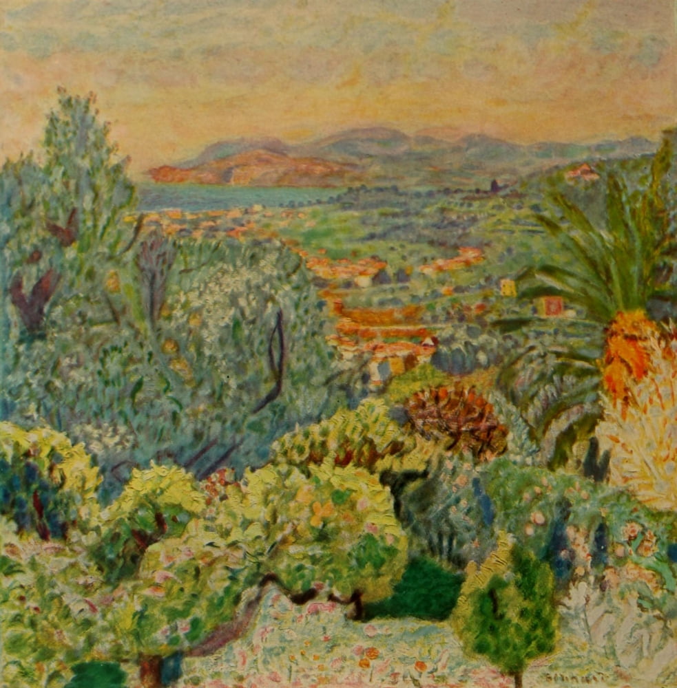 The Riviera 1923 Canvas Art - Pierre Bonnard (18 x 24)