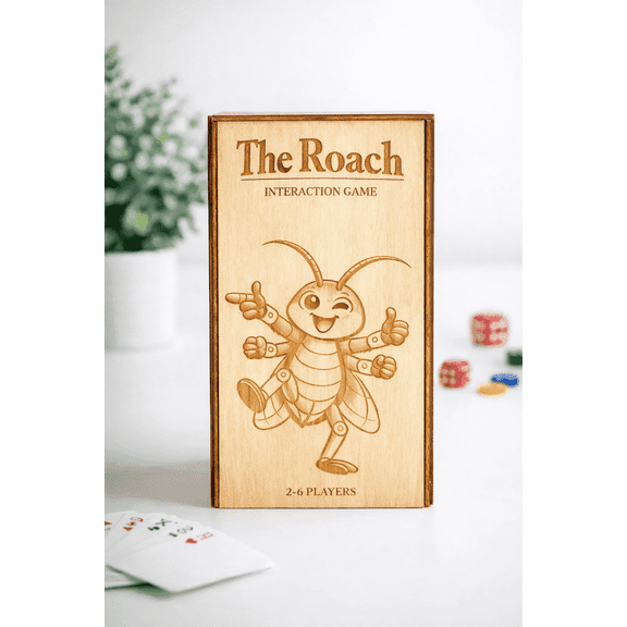 The Roach La Cucaracha Wooden Dice & Peg Game (26 Players)