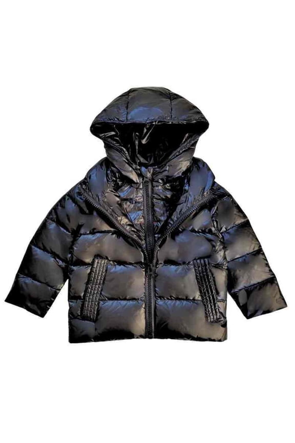Car Seat Coat | The Road Coat Down - Black
