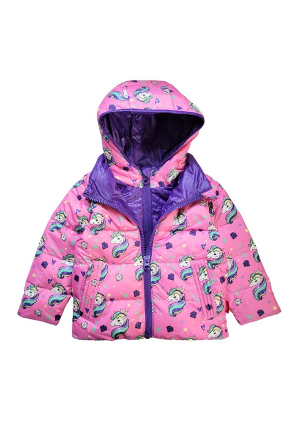 Car Seat Coat | The Road Coat Down - Unicorn Print