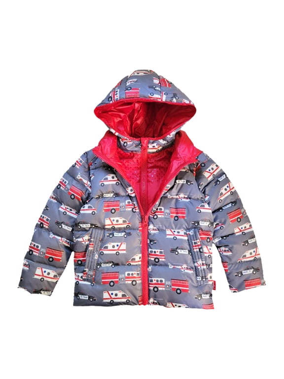 The Road Coat Down Toddler Winter Coat, Car Seat Coat for Babies & Kids, 80% Down & 20% Feather, Water-Repellent, Rescue - 4