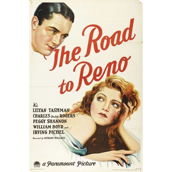 The Road To Reno From Top Left: Charles 'Buddy' Rogers Lilyan Tashman 1931. Movie Poster Masterprint