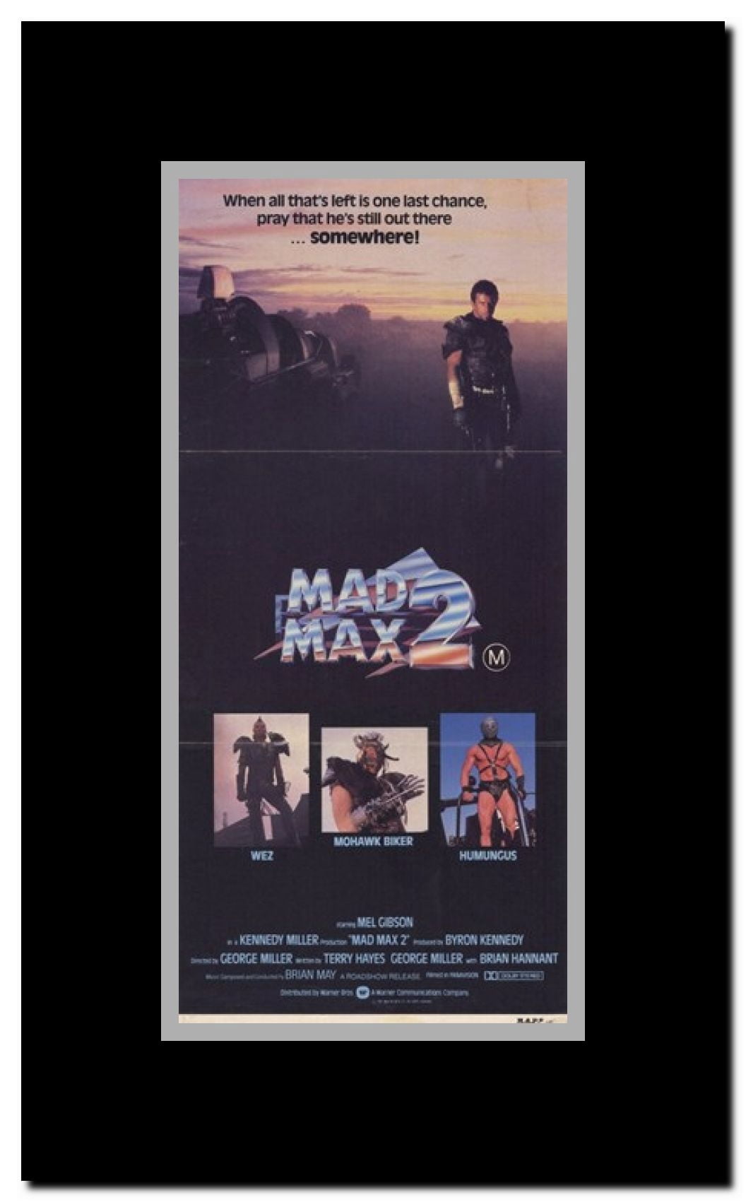 The Road Warrior Framed Movie Poster