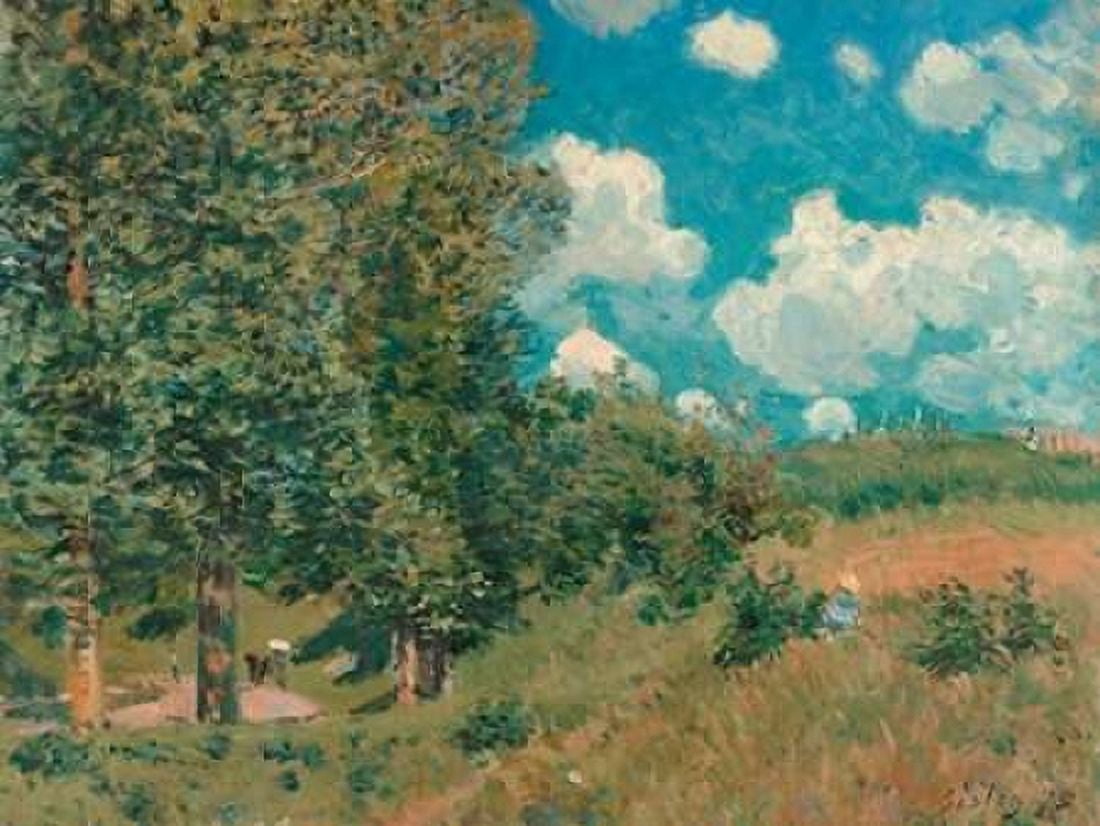 The Road from Versailles to Saint-Germain Canvas Art - Alfred Sisley (22 x 28)
