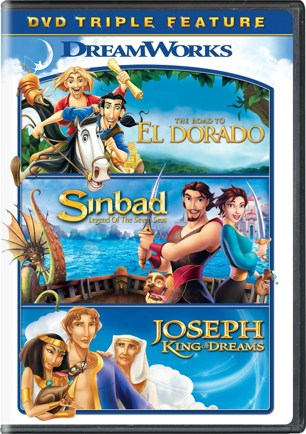 The Road to El Dorado/Sinbad: Legend of the Seven Seas/Joseph:... (DVD Triple Feature) [DVD]