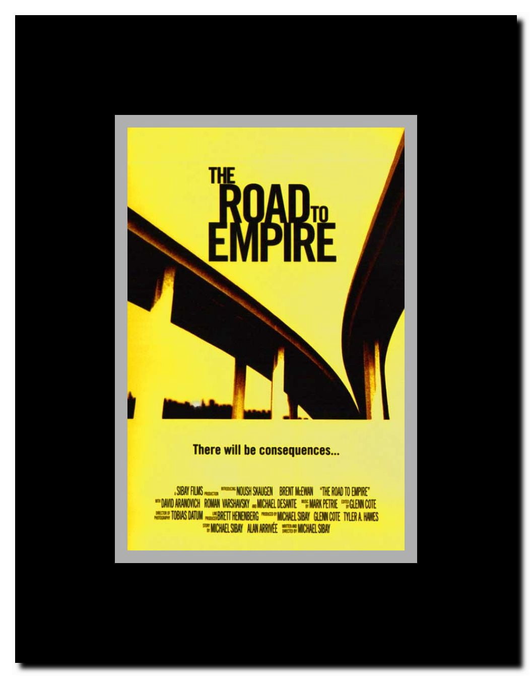 The Road to Empire Framed Movie Poster