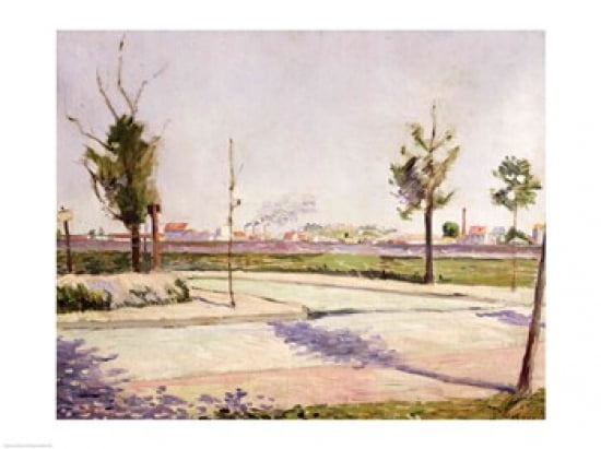 The Road to Gennevilliers 1883 Canvas Art - Paul Signac (24 x 18)