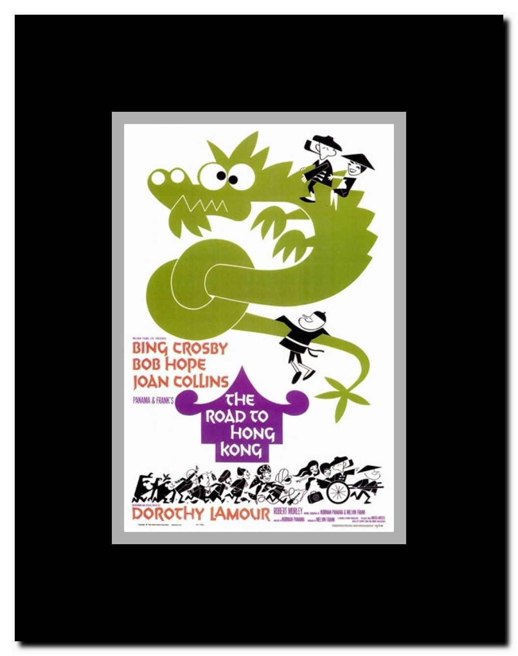 The Road to Hong Kong Framed Movie Poster