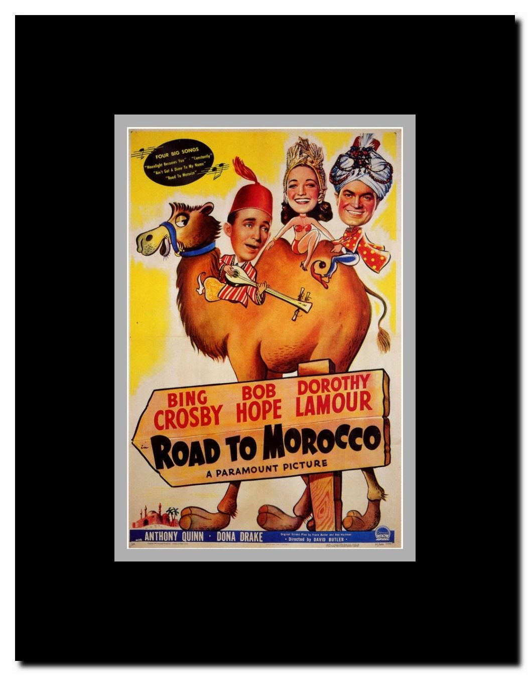 The Road to Morocco Framed Movie Poster