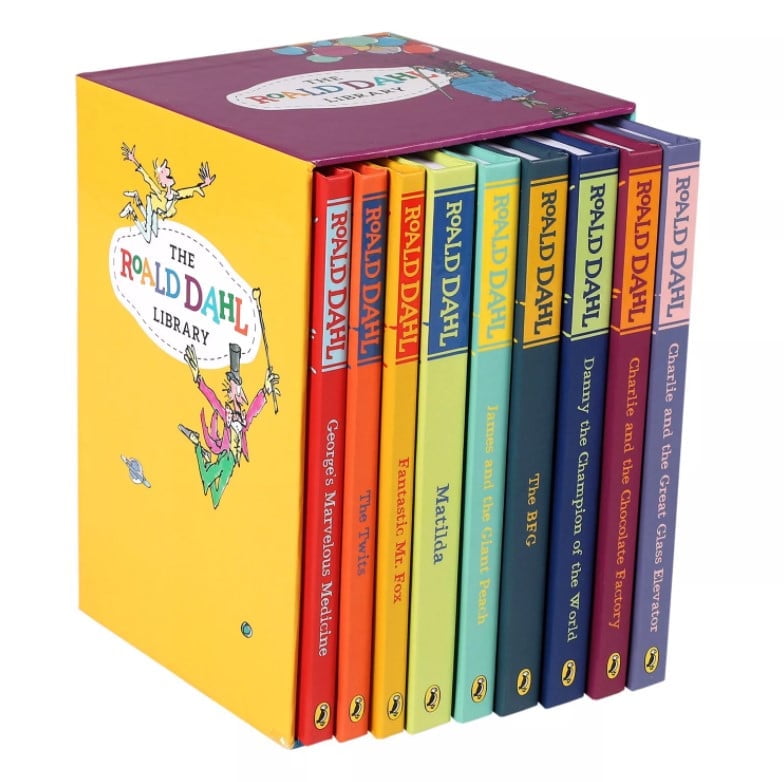 Roald Dahl Library - 9 Hardcover Book Set for Kids: Chapter Read