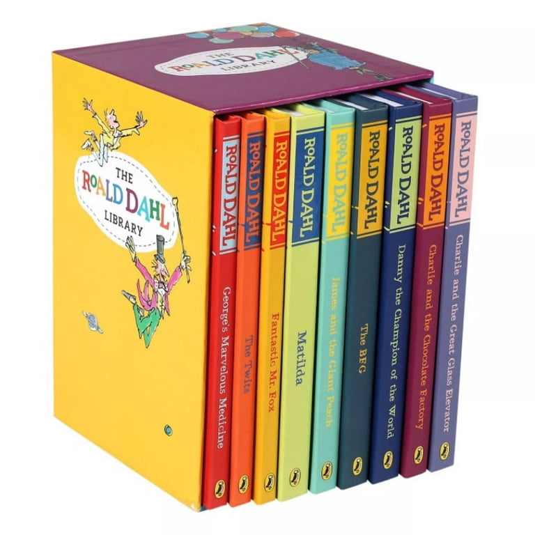 Roald Dahl Library - 9 Hardcover Book Set for Kids: Chapter Read