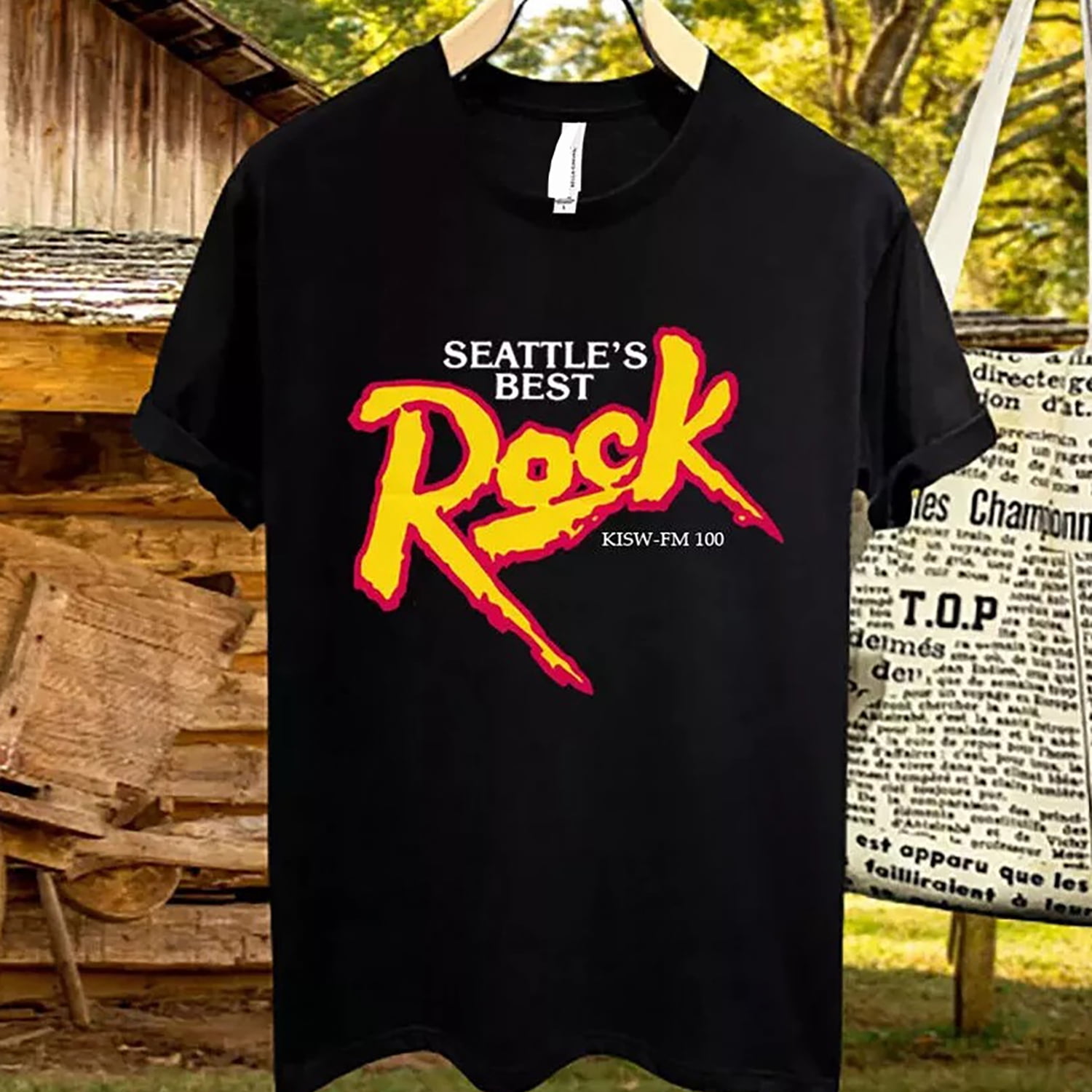 The rock 99 9 fm kisw seattle s best kisw fm 100 radio t shirt mm3209