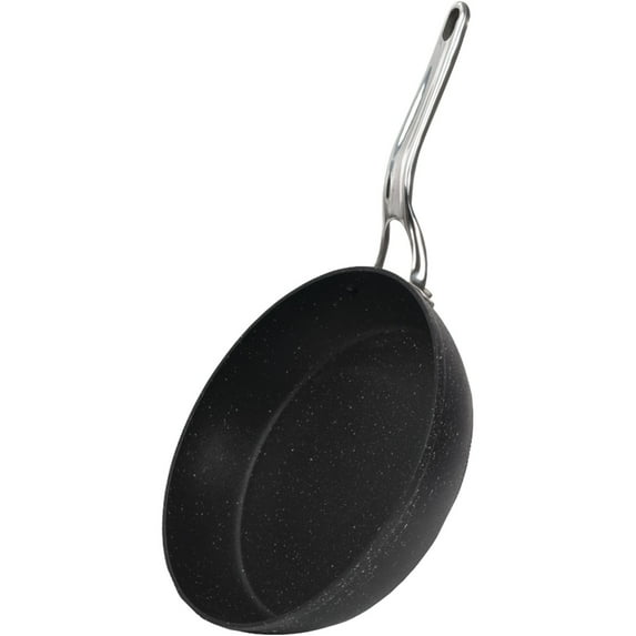 The Rock By Starfrit® 060313-004-0000 The Rock By Starfrit Fry Pan With Stainless Steel Handle (12")