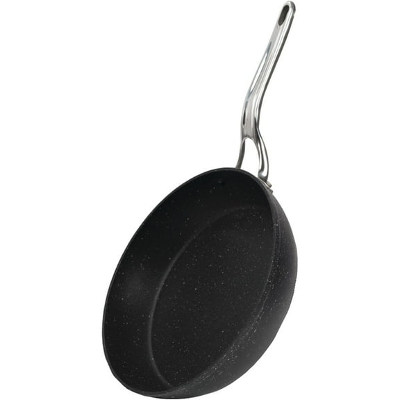 The Rock By Starfrit 060313-004-0000 The Rock By Starfrit Fry Pan With Stainless Steel Handle (12")