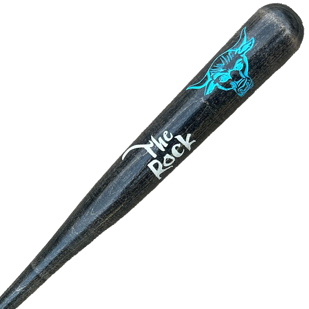 The Rock Engraved Baseball Bat