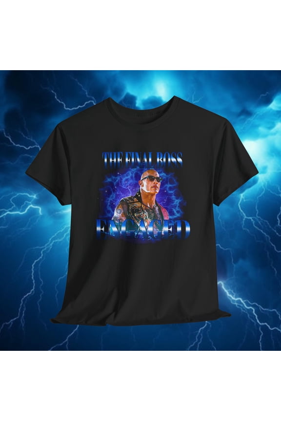 The Rock Final Boss Shirt - Unisex (Black)