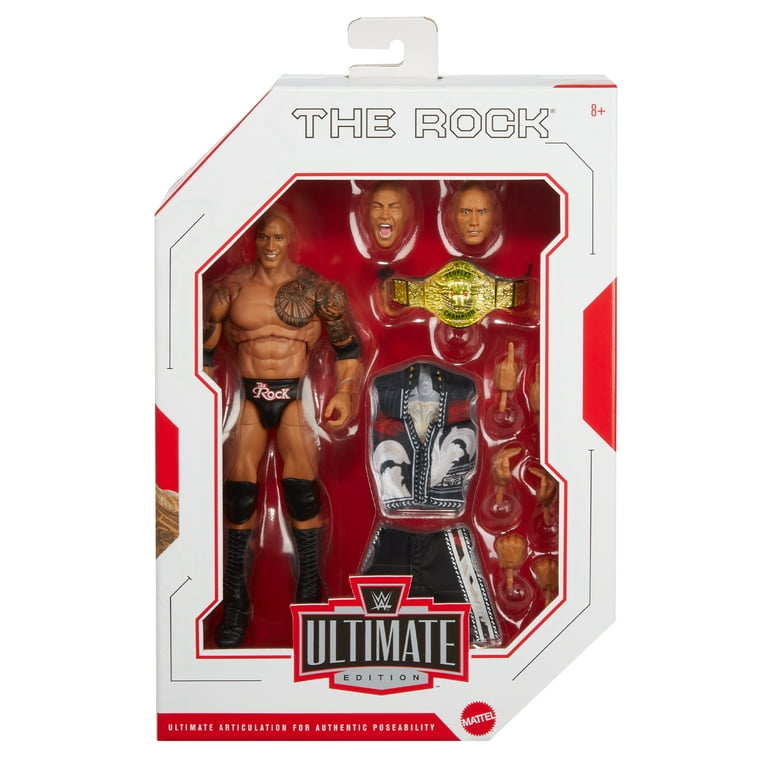 WWE THE ROCK フィギュア Amazon.com: Mattel WWE Ultimate Edition Action Figure