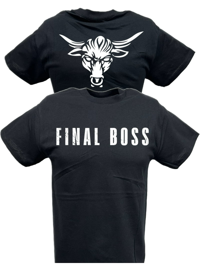 WWE ザ・ロック FINAL BOSS ブラック　Tシャツ　Lサイズ The Rock Final Boss Wrestlemania Black T-shirt - Walmart.com