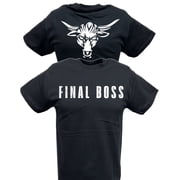 The Rock Final Boss Wrestlemania Black T-shirt