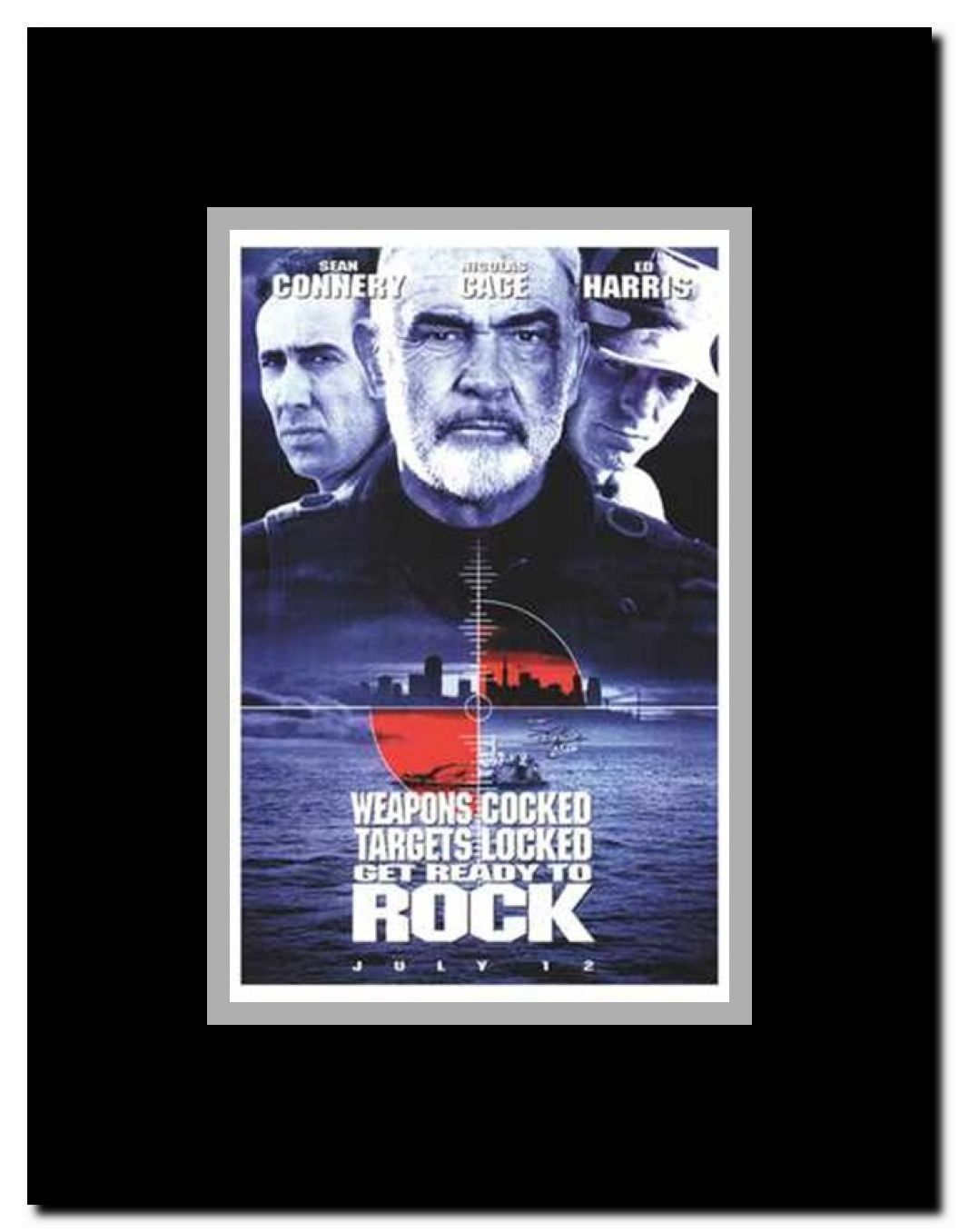 The Rock Framed Movie Poster