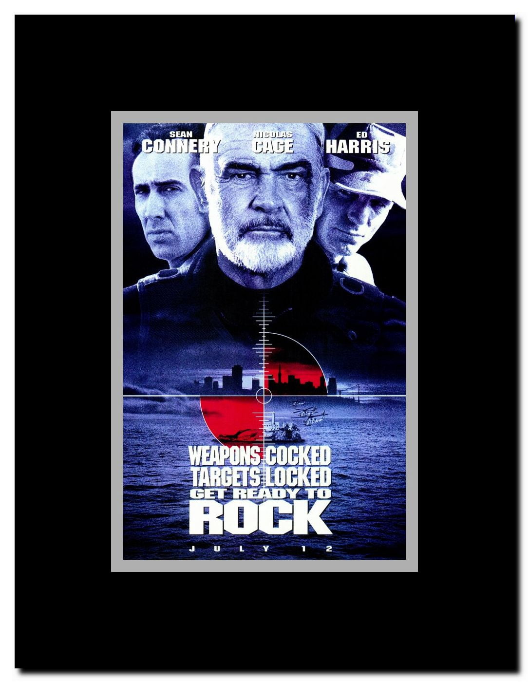 The Rock Framed Movie Poster