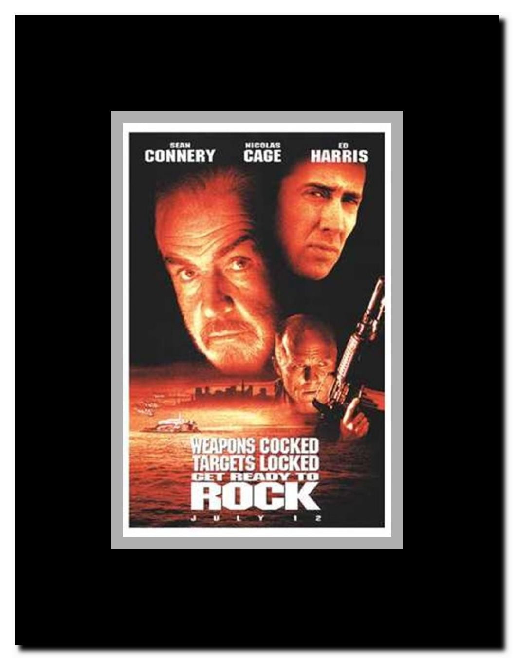 The Rock Framed Movie Poster