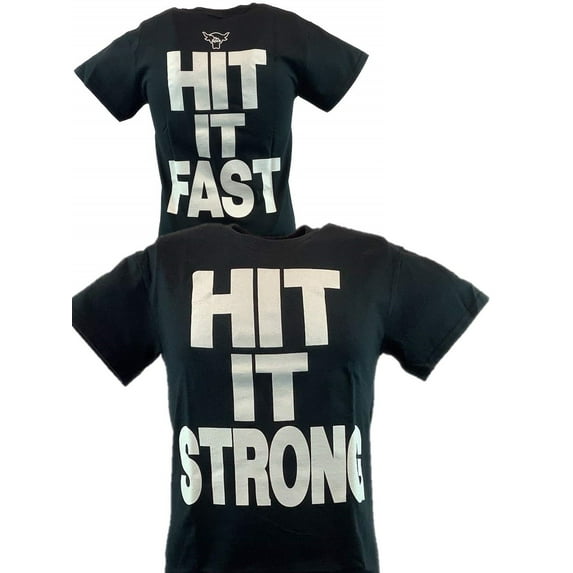 The Rock Hit It Strong Hit It Fast Mens T-shirt M