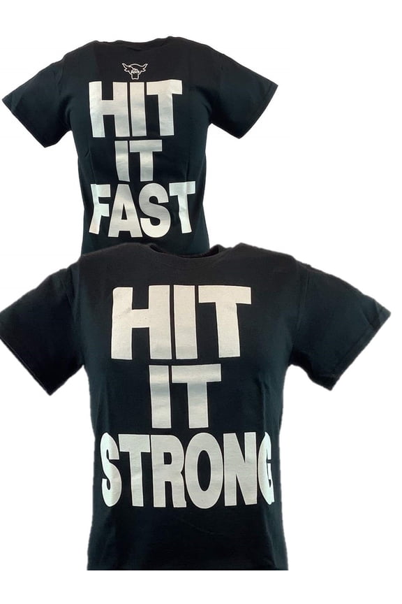 The Rock Hit It Strong Hit It Fast Mens T-shirt XL