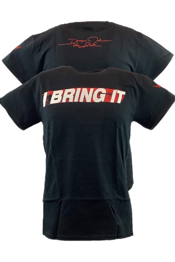 The Rock I Bring It Dwayne Johnson Mens Black T-shirt XL