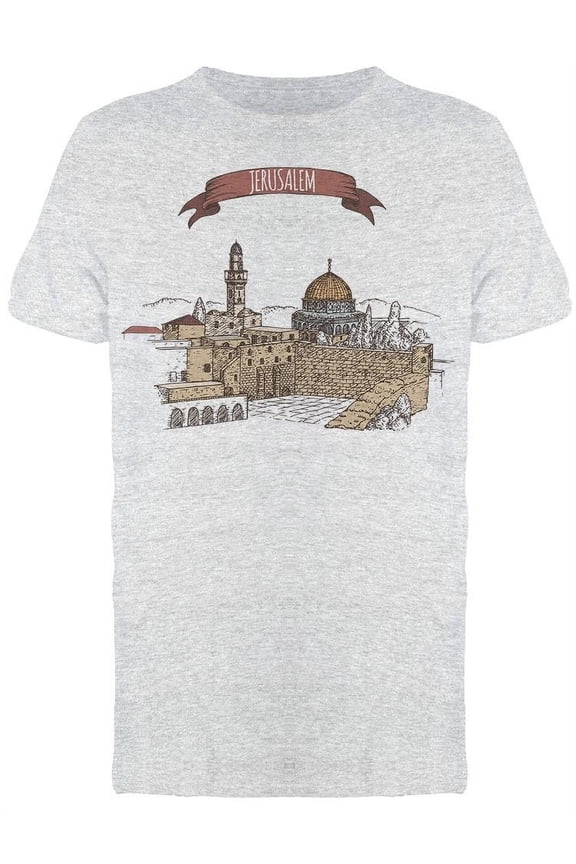 The Rock Jerusalem T-Shirt Men -Image by Shutterstock, Male Small