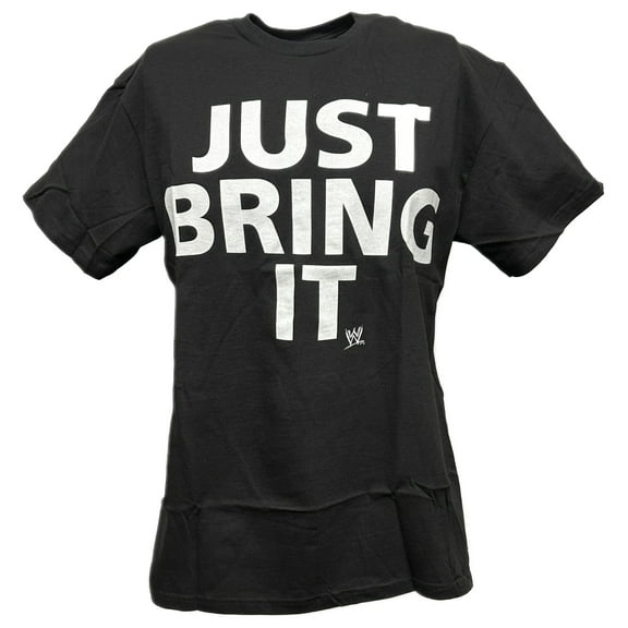 The Rock Just Bring It Mens Black T-shirt