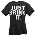 thumbnail image 1 of The Rock Just Bring It Mens Black T-shirt, 1 of 4
