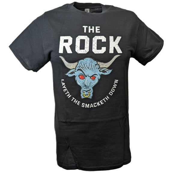 The Rock Layeth the Smacketh Down Mens T-shirt