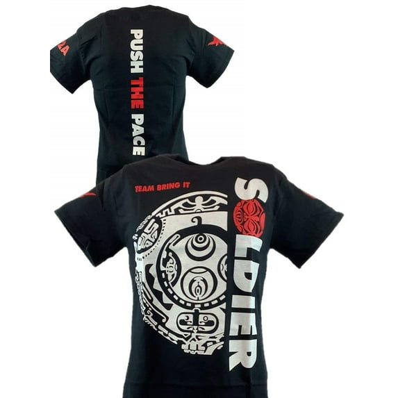 The Rock Push the Pace Team Bring It Mens Black T-shirt XL