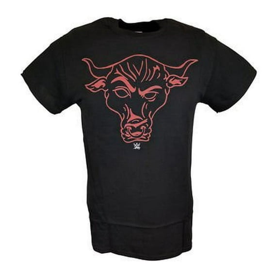 The Rock Red Brahma Bull Line Drawing Mens T-shirt XL