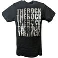 thumbnail image 1 of The Rock Repeat WWE Mens Black T-shirt XXL, 1 of 4
