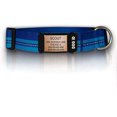 thumbnail image 1 of The Rock Solid Collar ID (Rose Gold Blue, Medium/Large), 1 of 2