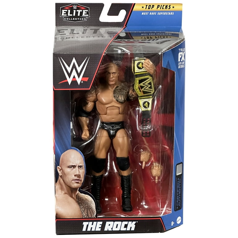 The Rock WWE Elite Top Picks 2023 Wave 4 Mattel WWE Toy Wrestling Action Figure