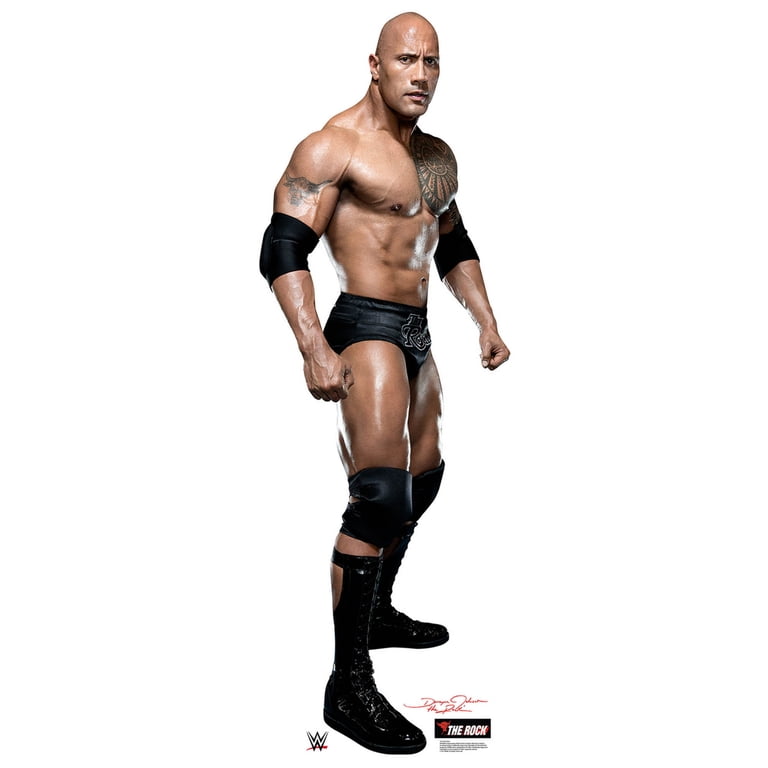 Advanced Graphics WWE The Rock Life-size Cardboard Cutout Standup
