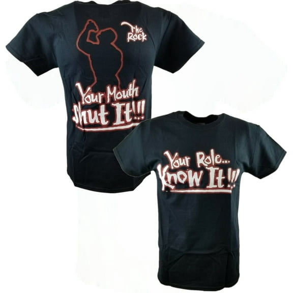 The Rock Your Role Know It Shut Your Mouth Mens T-shirt 4XL